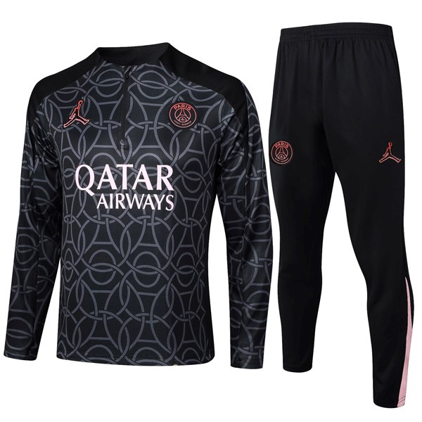 Sudadera De Training PSG 2024-2025 Negro Gris